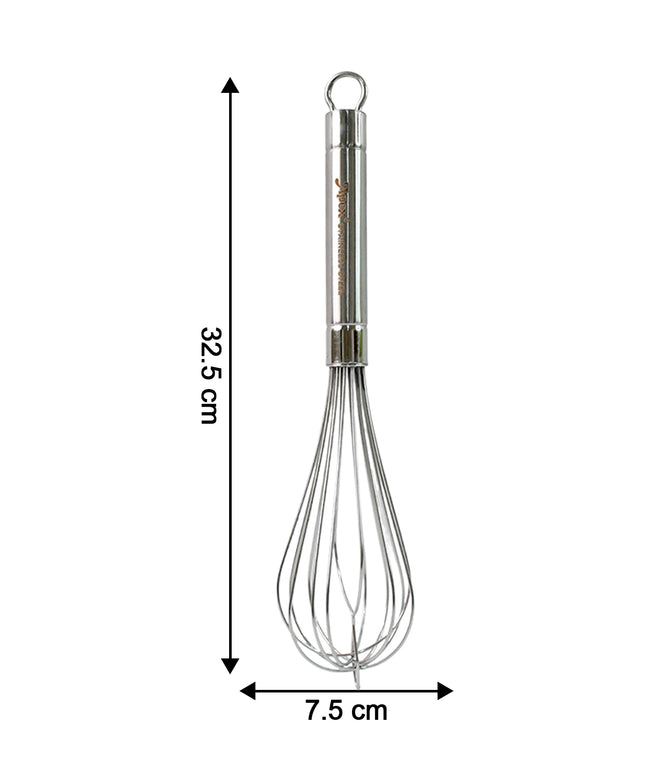 Apex Stainless Steel Large Hand Whisk (1 Pc)