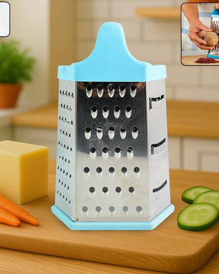 Ritu Heavy-duty 7-in-1 Multipurpose Stainless Steel Hexagonal Grater