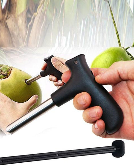 1186 Premium Coconut Opener Tooldriller With Comfortable Grip