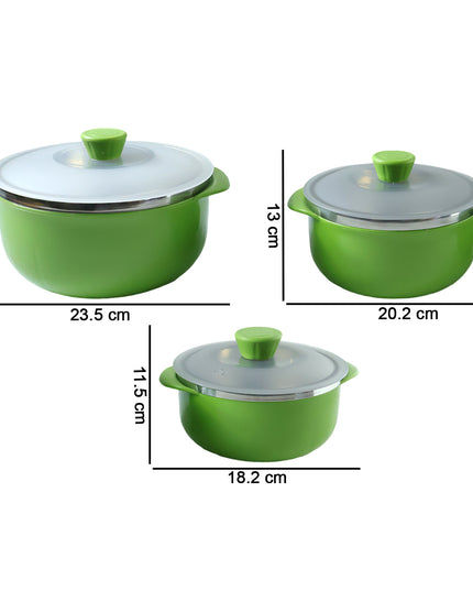 Signature Multipurpose Kitchen Serving Bowl (1000ml1400ml2200ml3 Pc Set)