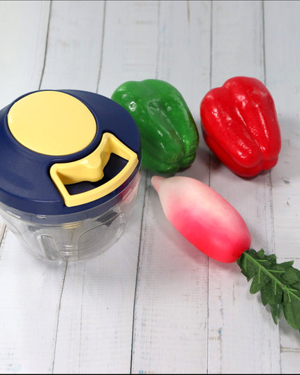 0089 Chopper With 4 Blades For Effortlessly Chopping Vegetables And Fruits For Your Kitchen (650ml)