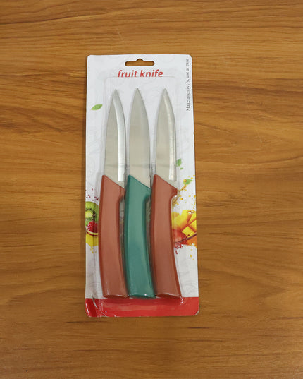 Multipurpose Kitchen Fruit  Vegetable Cutting Knife Set (Pack Of 3)