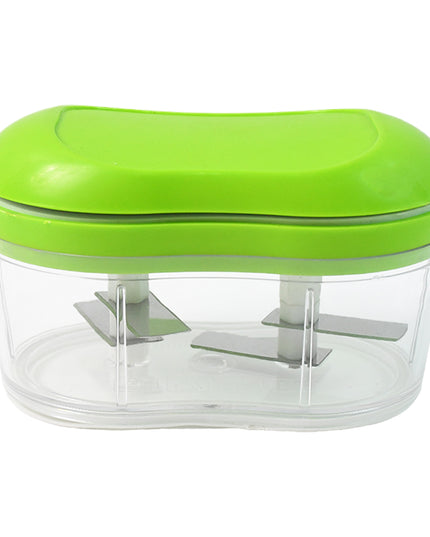 Manual Hand Push Garlic Cutter  Vegetable Chopper (1 Pc)