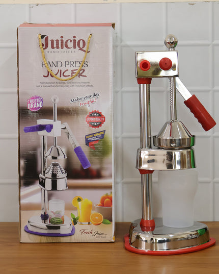 Heavy Duty Manual Hand Press Juicer Machine (1 Set)