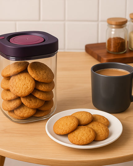 Supermom Airtight Kitchen Storage Containers (2 Pc Set  1200ml)
