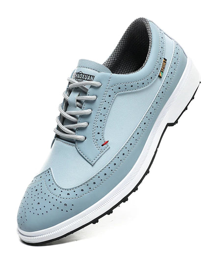 Golf Sports Shoes Men Waterproof high-Quality Leather Golf Competition Sports Shoes Formal Shoes Golf Course Men Training Shoes