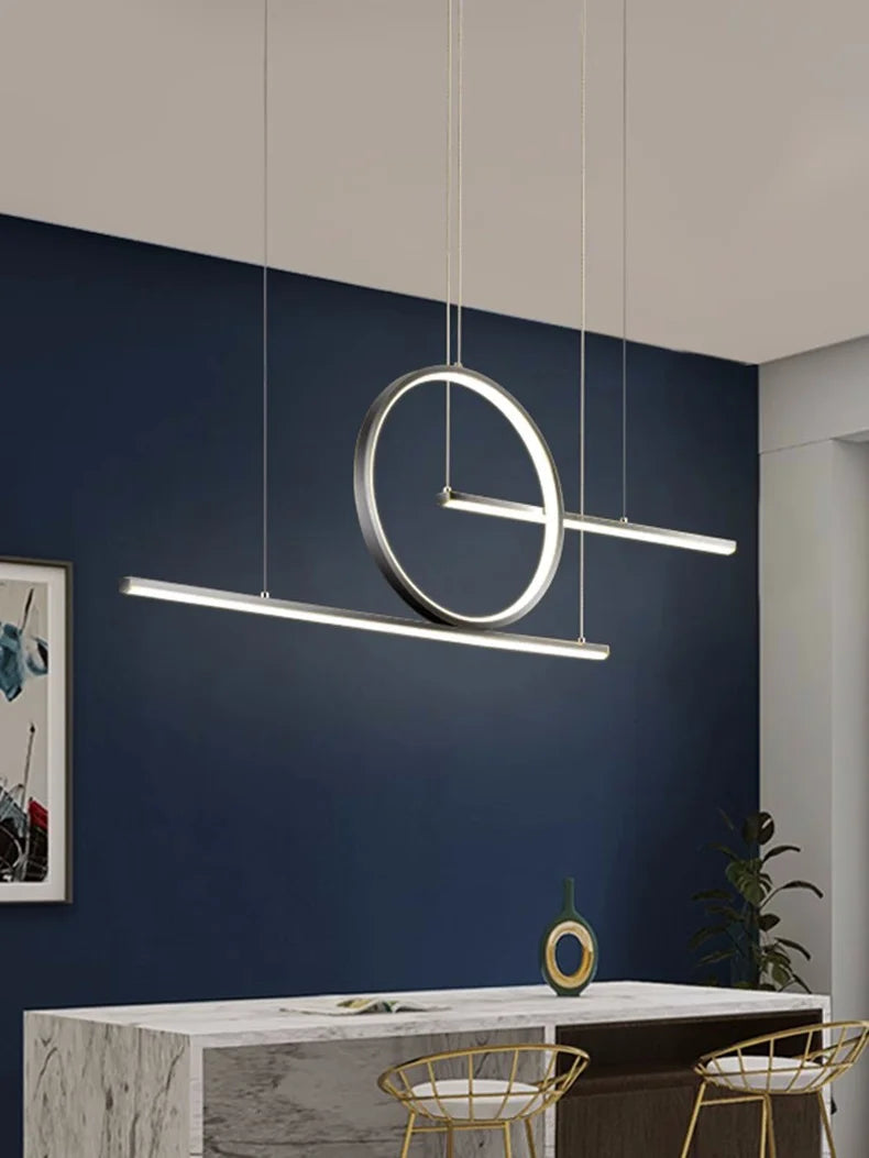 Modern LED Ceiling Chandelier Dining Table Indoor Lighting Chandeliers Kitchen Pendant Light Living Room Decoration Hanging Lamp