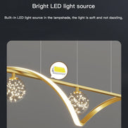 Modern LED Chandelier for Living Room Dining Room Glass Ball Kitchen Lamp Home Decor Lighting Novelty Nordic LED Hanging Lights