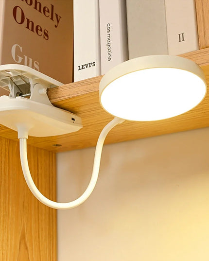 Led Table Lamp USB Rechargeable Night Light With Folding Clamp Study Stand Read Lamp Touch 3 Modes Dimming Eye Protection Light