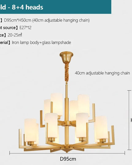 Modern Modern Led Chandelier Nordic Living Room Lamp Retro Simple Dining Room Decoration Iron Art LED Hanging Lamps Pendant Ligh