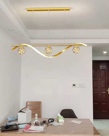 New Modern Led Chandelier For Living Room Dining Room Kitchen Ceiling Pendant Lights Nordic Minimalist Dining Tables Lamps