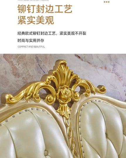 Comfortable Recliner Sofas Family Cushion Elegant Double Sofa Bed Vintage Multifunctional Woonkamer Banken Home Furniture