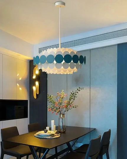 Modern Creative Dining Room Chandelier LED Colorful Hanging Light Bedroom Home Indoor Minimalist Living Room Pendant Lights