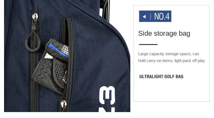 PGM Golf Bags Men Women Lightweight Multifunctional Stand Bag Can Hold a Full Set of Clubs QB074