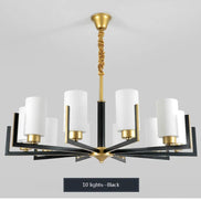 Modern Modern Led Chandelier Nordic Living Room Lamp Retro Simple Dining Room Decoration Iron Art LED Hanging Lamps Pendant Ligh