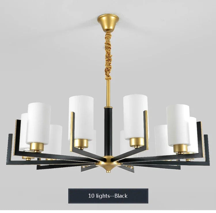 Modern Modern Led Chandelier Nordic Living Room Lamp Retro Simple Dining Room Decoration Iron Art LED Hanging Lamps Pendant Ligh