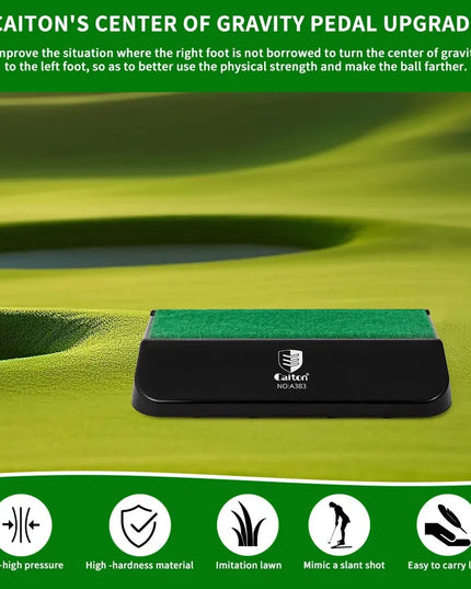 Golf Weight Shift Trainer - Simulate Your Golf Swing in a Natural Environment to Increase Stability and Strength!