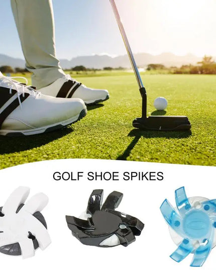Golf Shoe Spikes Replacements 12 Pieces Footwears Anti Slip Golf Cleat Quick Twist Golf Spikes Golf Cleats Portable Wrench Screw