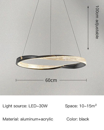Modern Light Luxury Villa LED Chandelier Italian Art Living Room Hotel Restaurant Kitchen Home Decoration Lighting Fixtures