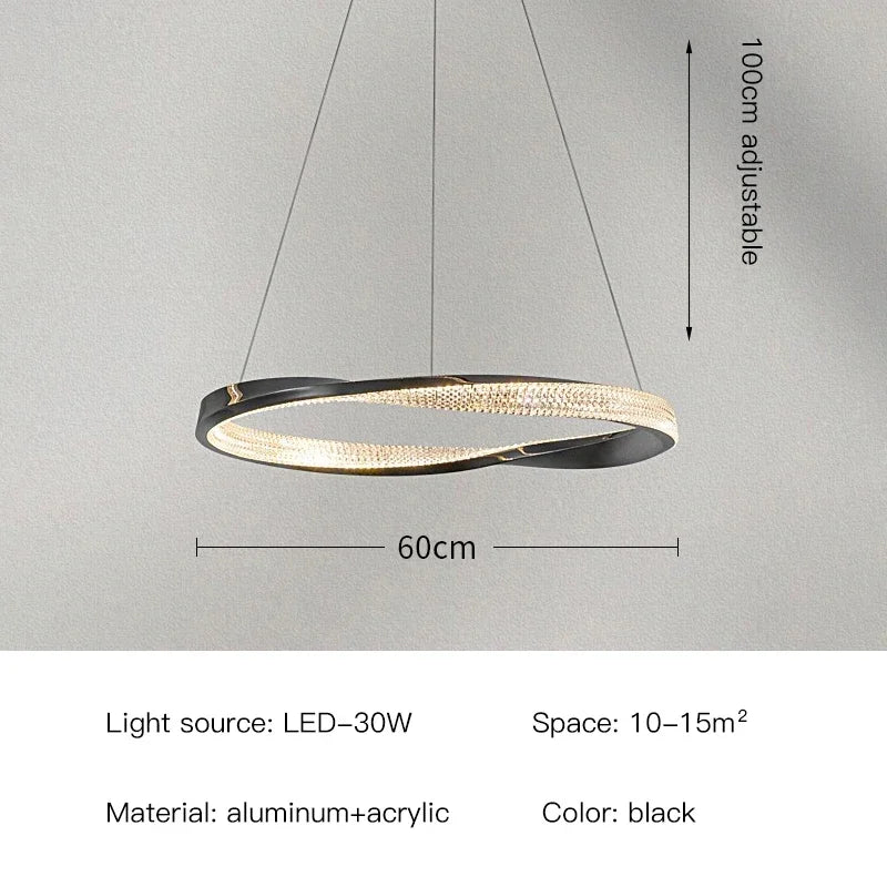 Modern Light Luxury Villa LED Chandelier Italian Art Living Room Hotel Restaurant Kitchen Home Decoration Lighting Fixtures