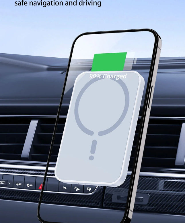 Magnetic Car Wireless Charger For Magsafe iPhone 12 13 14 15 16 Pro Max Air Vent Car Phone Holder Stand Fast Car Charging