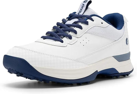 FitVille Wide Golf Shoes Men Professional Outdoor Water Resistant Golf Shoes for Course with Spikes