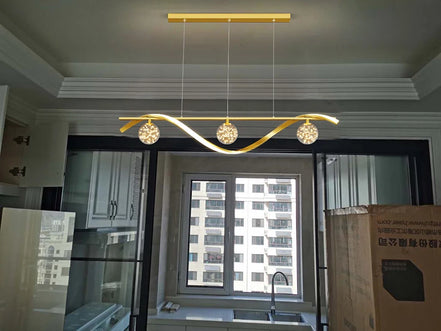 New Modern Led Chandelier For Living Room Dining Room Kitchen Ceiling Pendant Lights Nordic Minimalist Dining Tables Lamps