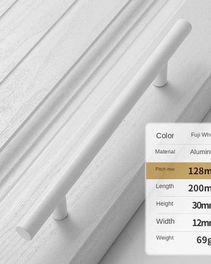 Handles Drawer Cabinet Furniture Kitchen Handles for Cabinet Knob Door Drawer Furniture Kitchen Knob Simplicity Fuji White