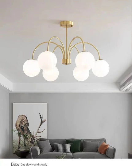Modern E27 LED Chandelier Light  For Living Room Bedroom Dining Table Kitchen Study Ceiling Pendant Lamps Lustre Home Decoration