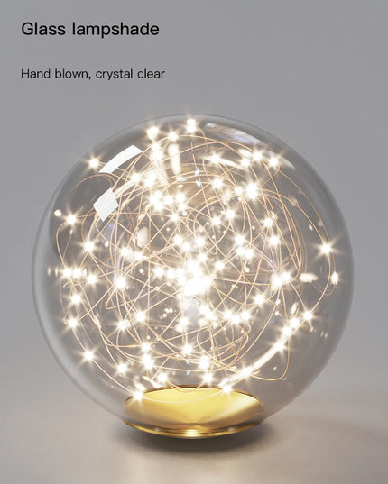 Modern LED Chandelier for Living Room Dining Room Glass Ball Kitchen Lamp Home Decor Lighting Novelty Nordic LED Hanging Lights