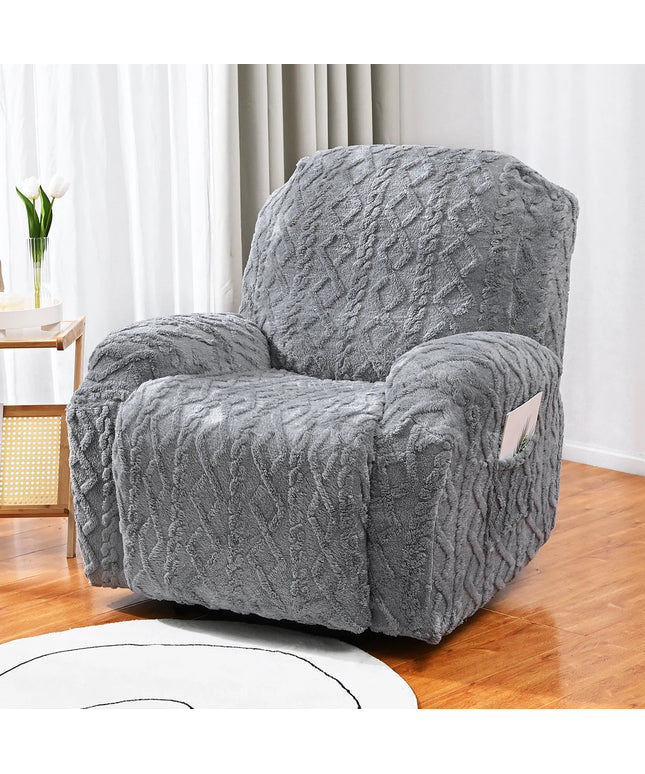 4/6/8pcs a set, double-sided jacquard braid Chivas sofa cover, elastic soft sofa recliner cover decorative protection