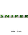 1Pc White green