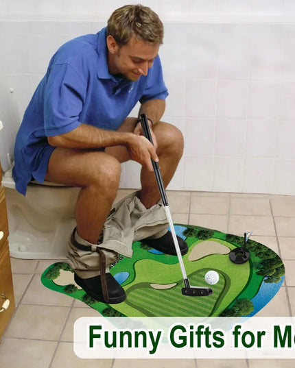 A Set of Five Toilet Golf Balls, A Fun and Leisure Golf Ball Set for The Toilet, Perfect As A Gift for Dad or Boyfriend.