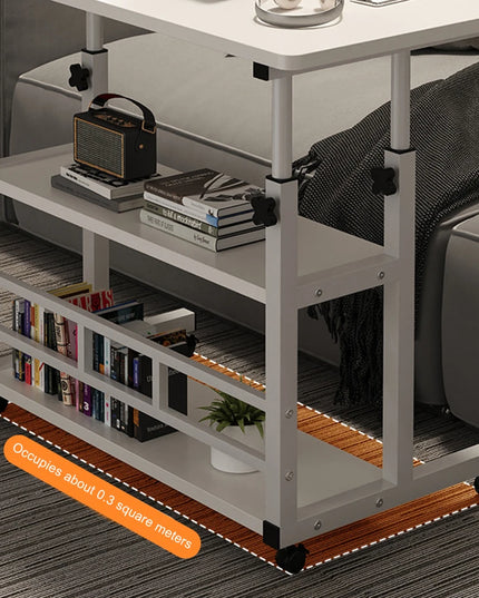 Bedside Table Liftable Computer Desk Minimalist Movable Computer Desk Portable Multi-functional Small Home Office Furniture