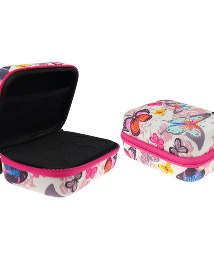 Travel Essentials Oil Storage Bag White Butterfly 15/12 Slots for 5ML 15ml Essential Oil Storage Case 10ml Display Organizadores