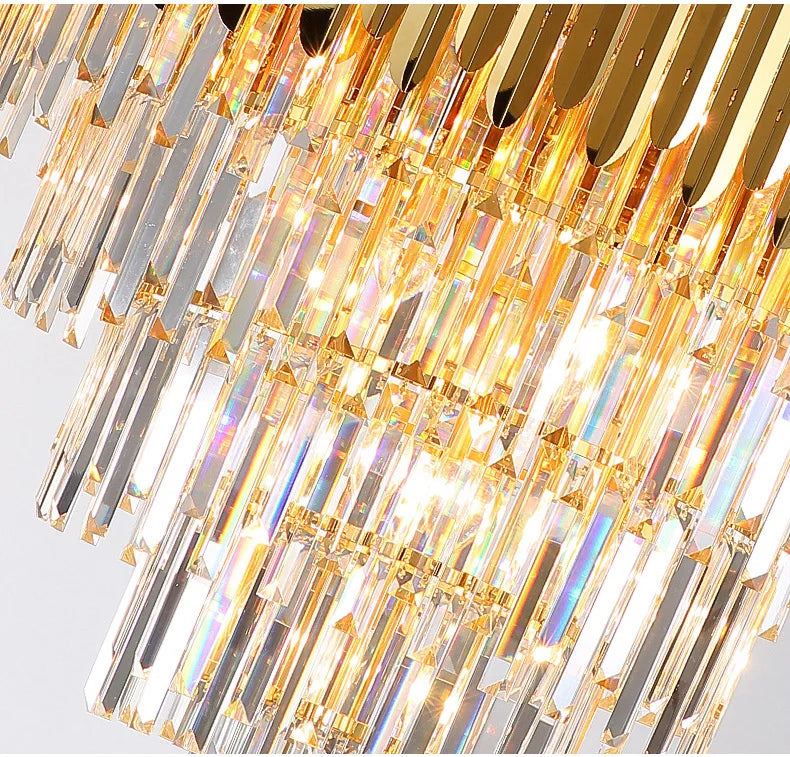Modern Chandeliers for Living Room Chandelier Luxury Crystal Chandelier Ceiling Lights Lustre Salon Loft Pendant Lighting Lamps