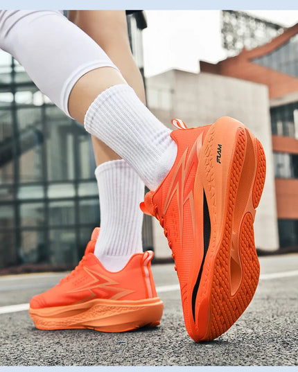 Running Shoes Speciality Marathon Men Sports Breathable Lightweight Carbon Board Women's Comfortable Athletic Nonskid Sneakers