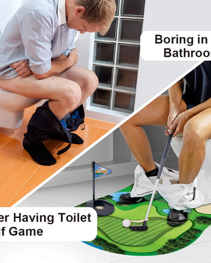 A Set of Five Toilet Golf Balls, A Fun and Leisure Golf Ball Set for The Toilet, Perfect As A Gift for Dad or Boyfriend.