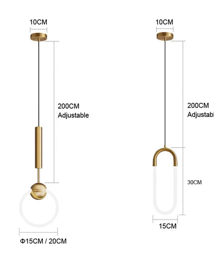 Modern Led Chandeliers Lighting Decoration Bedroom Dining Table Pendant Lights Living Room Kitchen Hanging Lamp Luxury Lustres