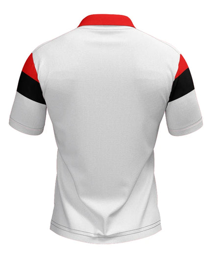 Men Clothes New Summer Slim Fit Sport Polo Shirt Men Short Sleeve Spell Color Golf Polo Shirt Men Quick Drying Polo Shirt