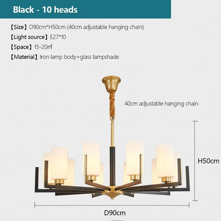 Modern Modern Led Chandelier Nordic Living Room Lamp Retro Simple Dining Room Decoration Iron Art LED Hanging Lamps Pendant Ligh