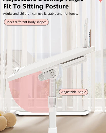 Computer Desk Bed Top Desk Adjustable Folding Simple Home Bedroom Sitting Floor Bay Window Laptop Office Small Desk Board
