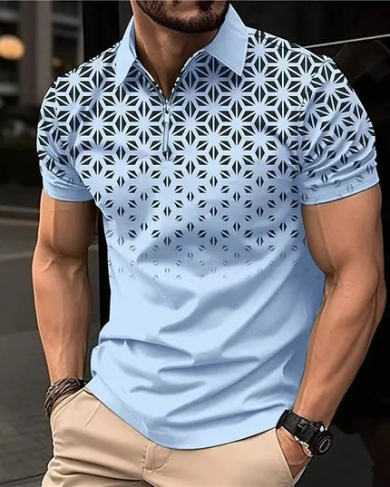 Men's Polo Shirts Golf Shirt Button Up Breathable Quick Dry Moisture Wicking Short Sleeve Mans Clothes Summer Tennis Sportswear