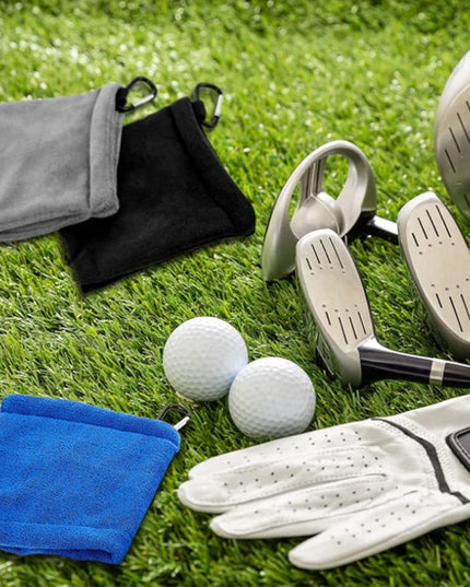 1 golf ball cleaning towel Microfiber scrub cleaning club wipe Ball towel Outdoor sports towel
