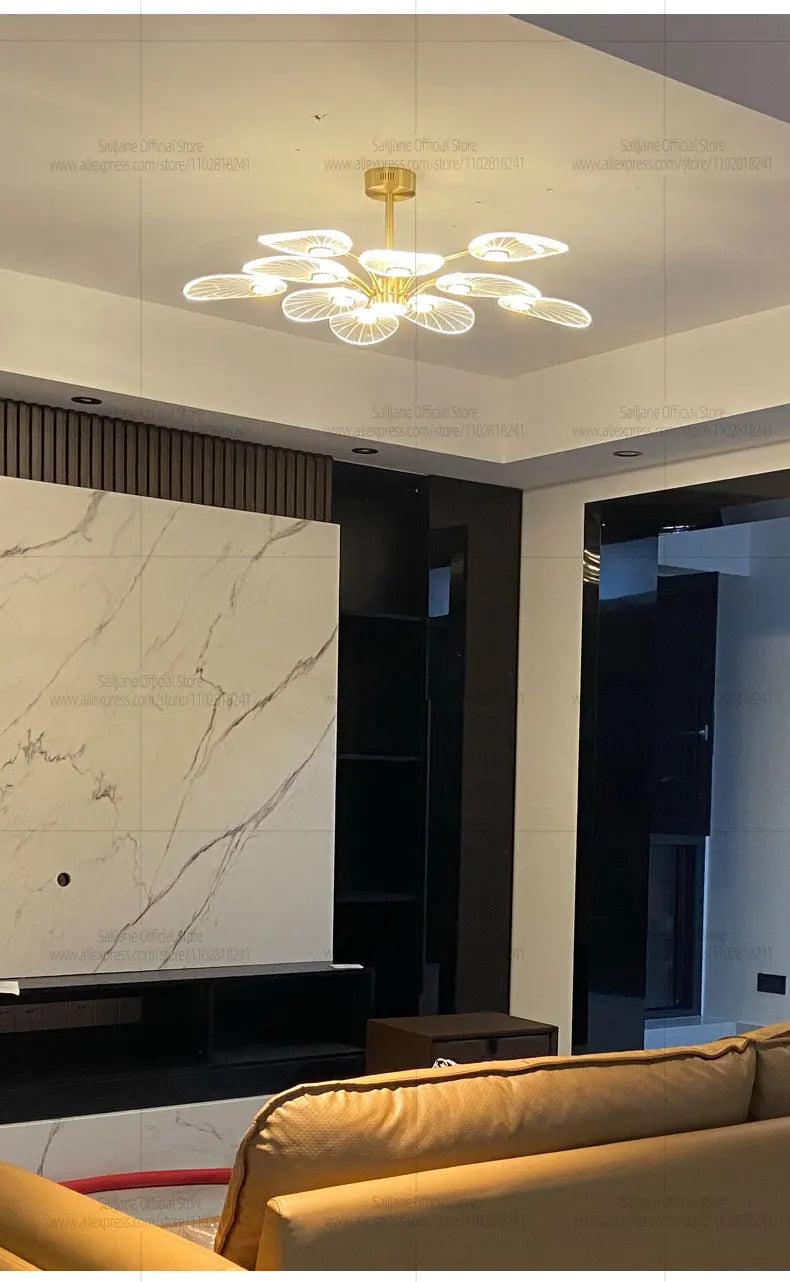 Modern LED Chandelier Suitable For Villa Living Room Ceiling Lights Art Bedrooms Kitchens Home Decoration Lamp Indoor Lighting