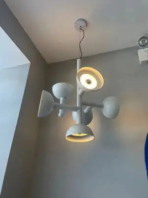 Postmodern chandelier Restaurant Creative danish designer light  Living Room Simple LED Indoor bedroom aesthetic lights