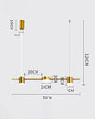 3 Heads Gold / Remote Control / 220V|Warm Light|China Mainland