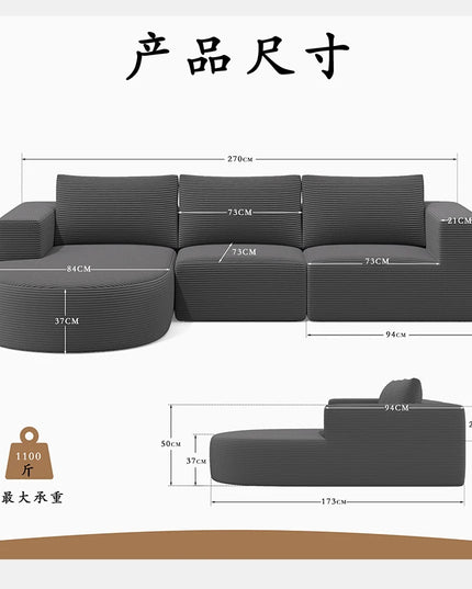 Puff Vacuum Compressed Sofa Italian Minimalist Modern Lounges Living Room Sofas 2 Seater Floor Woonkamerbanken Home Furniture