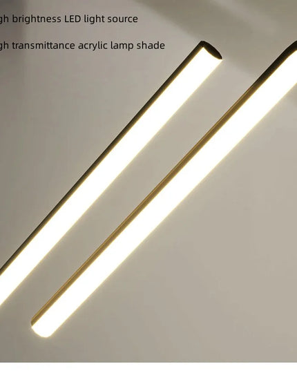 Modern LED irregular long chandelier adjustable chandelier dining room bedroom kitchen home decoration lighting