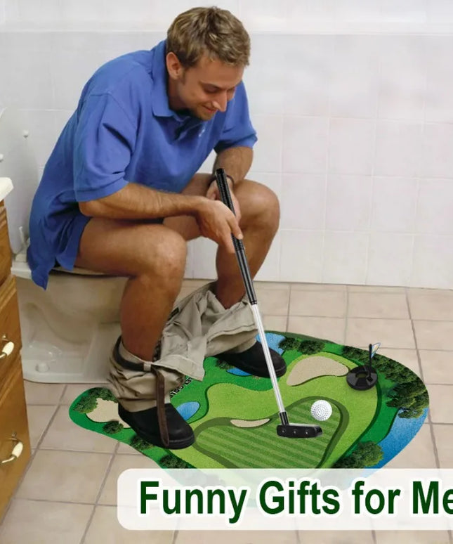 A Set of Five Toilet Golf Balls, A Fun and Leisure Golf Ball Set for The Toilet, Perfect As A Gift for Dad or Boyfriend.